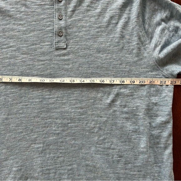 FAHERTY Sunwashed Slub Hanley Light Blue - Picture 9 of 10